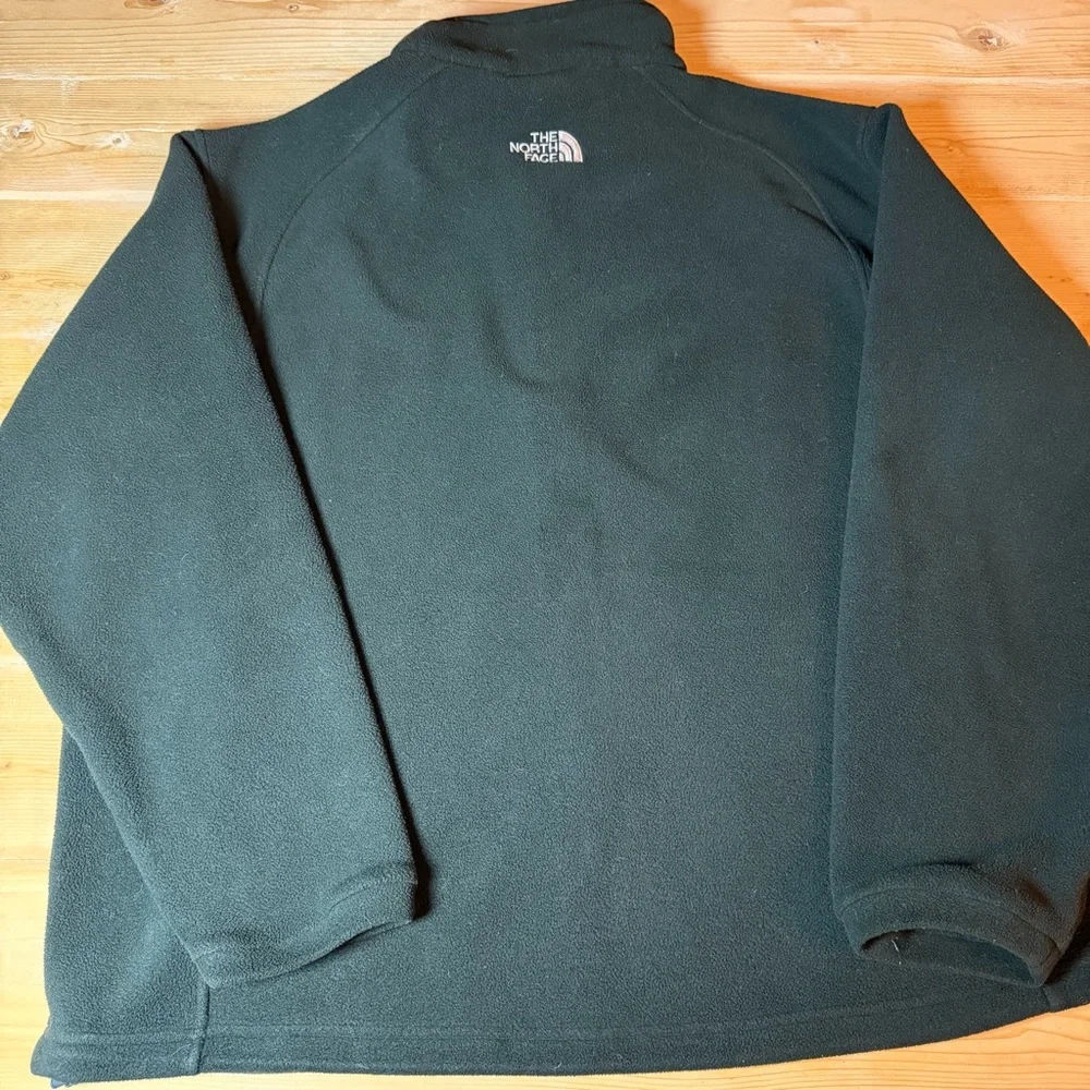 The North‎ Face Mens Full Zip Fleece Jacket Green XL TKA 100 Midweight Layer